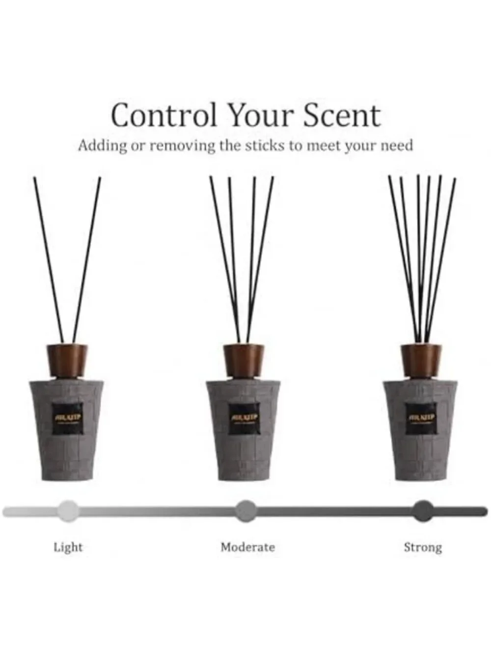 Cedar Wood Reed Diffuser for Home Fragrance, 5.1 fl oz - Aromatherapy Decor